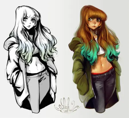 manga style