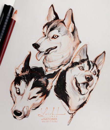 inktober 2019 // animals