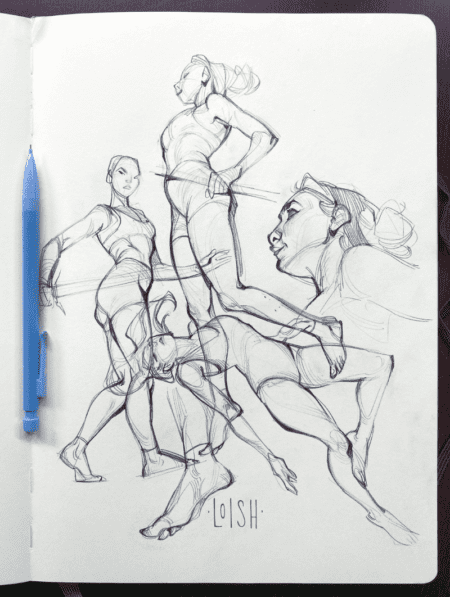 model sketches