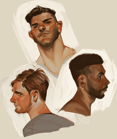 leyendecker style studies