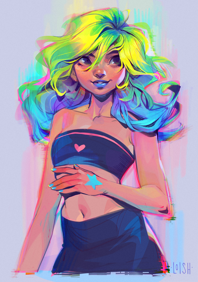 neon girl