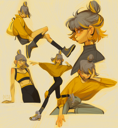 yellow