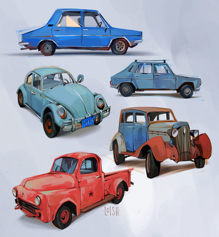 car sketches
