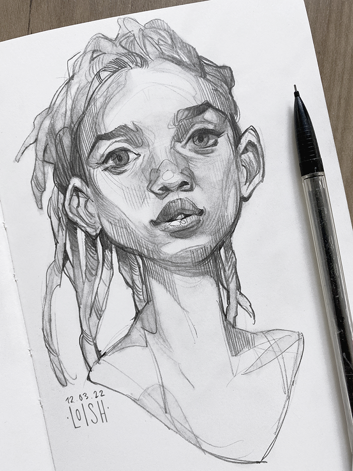 stylized portraits – sketches