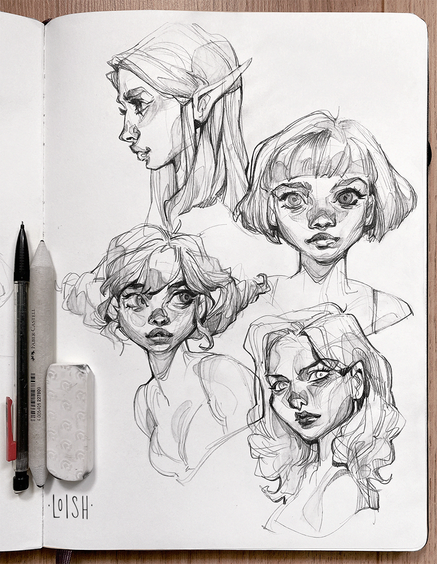 character sketches | various