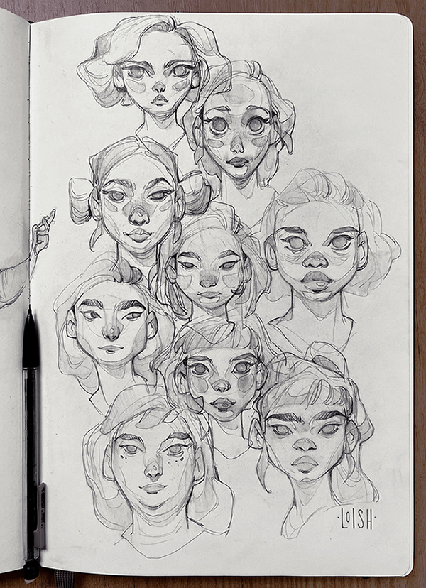 face sketches