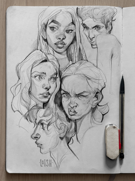 face sketches