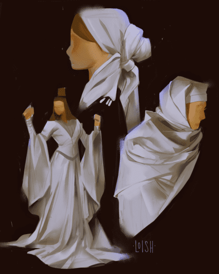 clothing folds